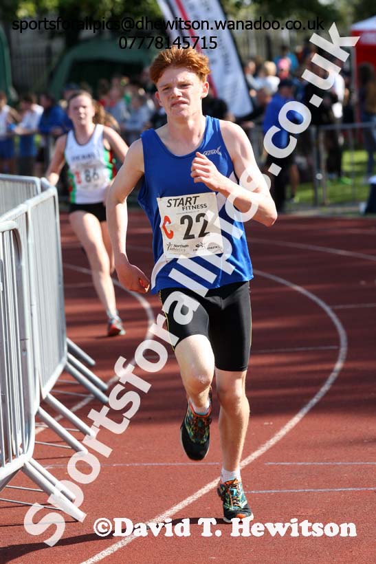 Mens under-17s, Northern Road Relays, Blackpool. Photo: David T. Hewitson/Sports for All Pics